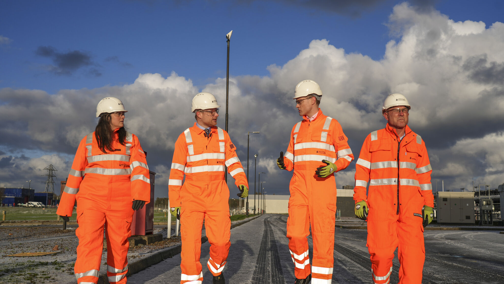Minister Shanks visits National Gas St Fergus site
