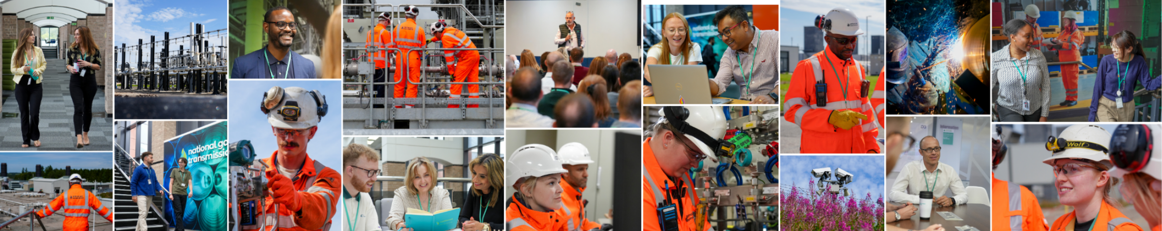collage of our people and assets