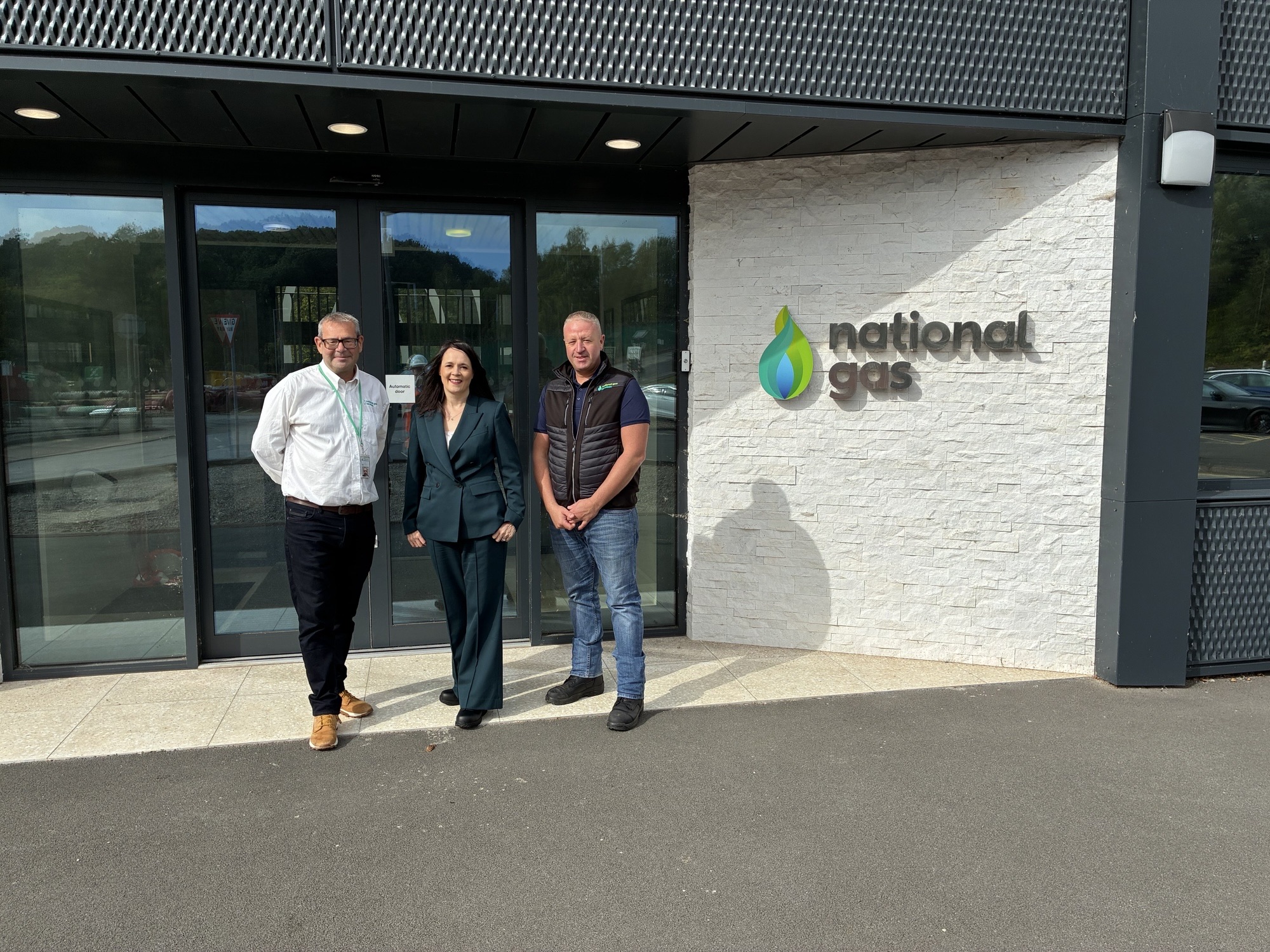 Linsey Farnsworth, MP for Amber Valley visits National Gas Services in Ambergate