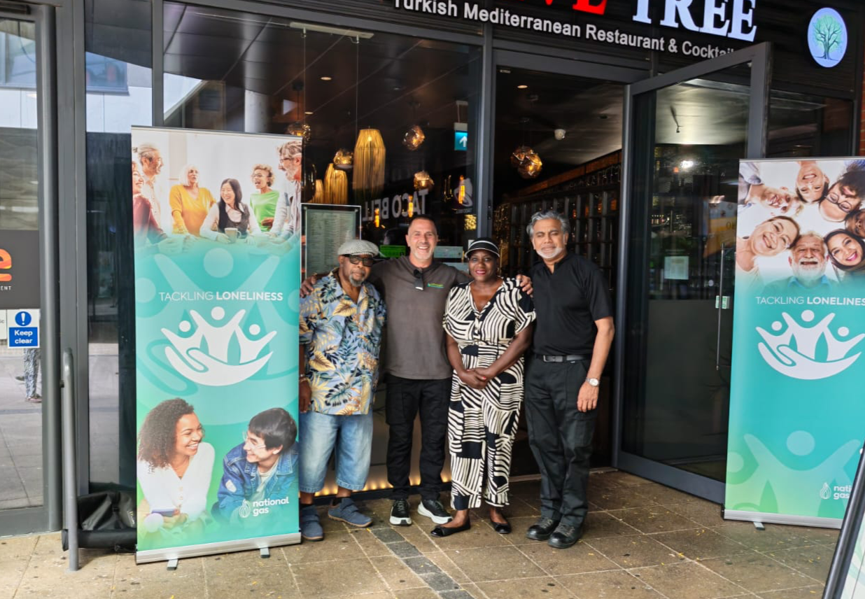 Bedfordshire Caribbean Senior Citizens Association hosted a special community dinner supported by National Gas's Tackling Loneliness initiative