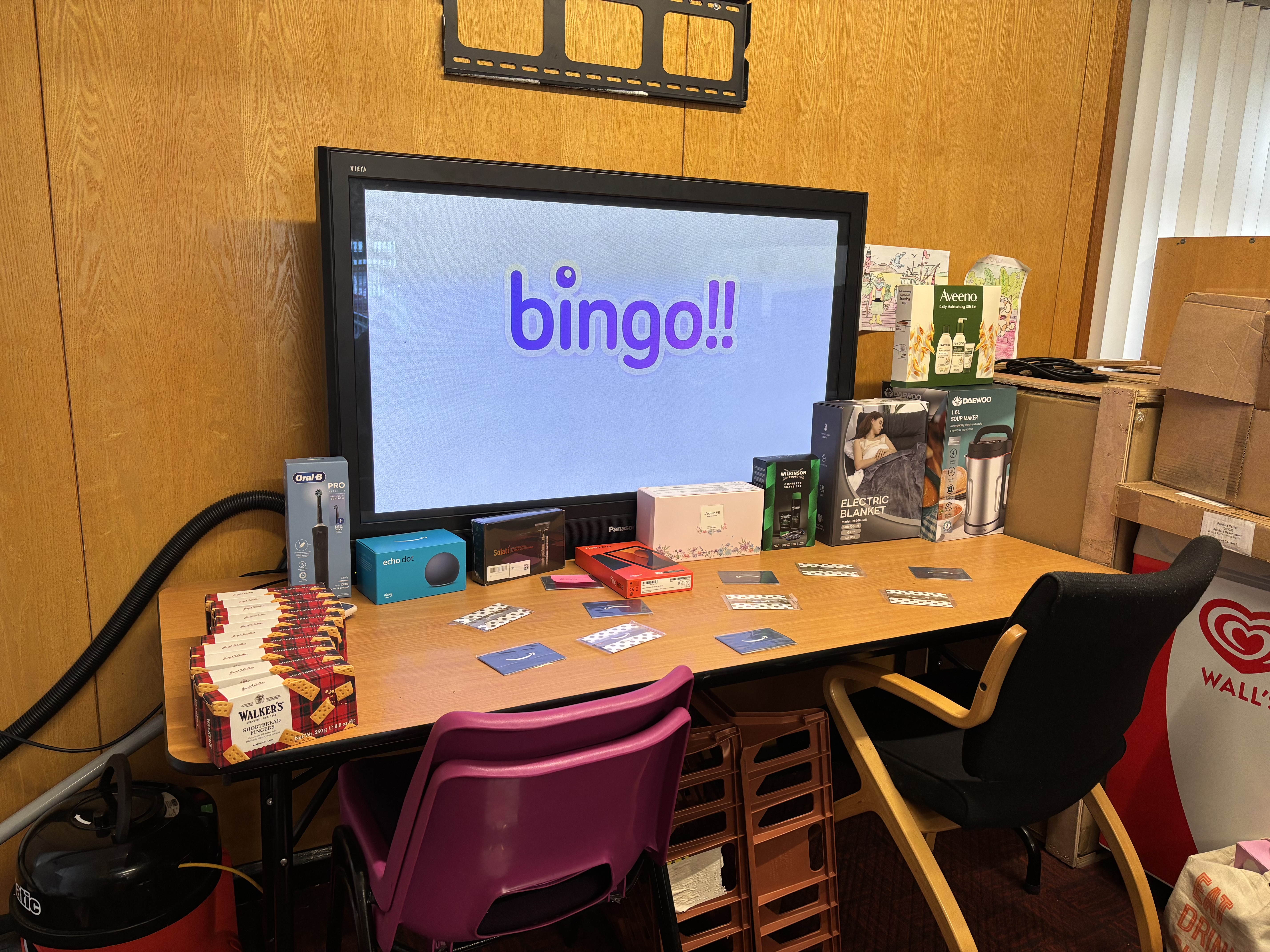 Bingo prizes offered as part of National Gas's Tackling Loneliness initiative