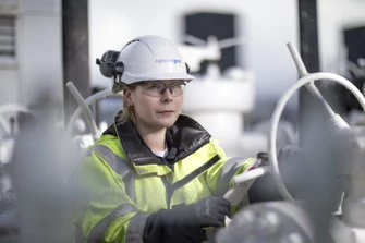 National Grid Gas worker