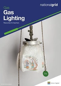 Gas Lighting front cover of National Grid teachers resource