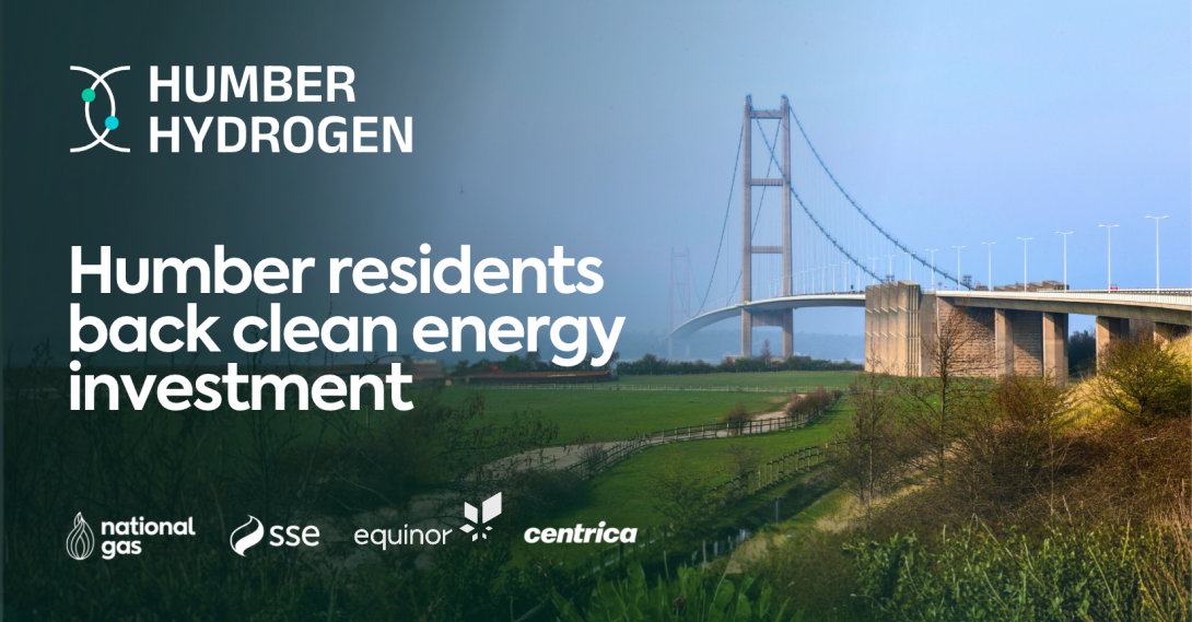 New research finds that Humber residents back clean energy investment to revitalise the region 